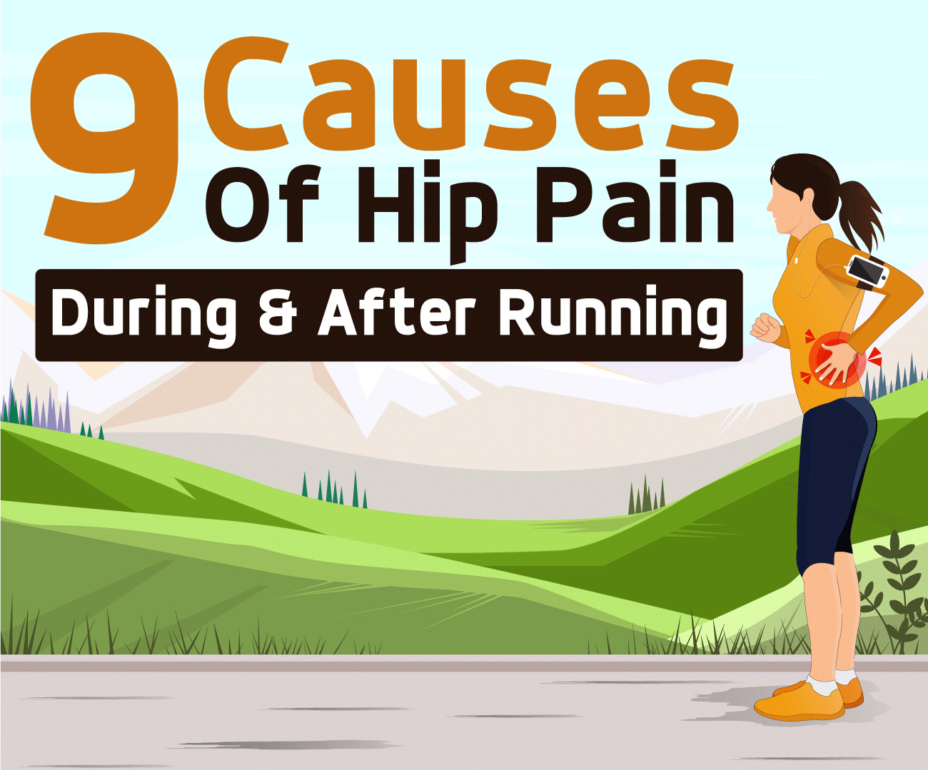 9 Causes Of Hip Pain For Runners INFOGRAPHIC Runners Blueprint